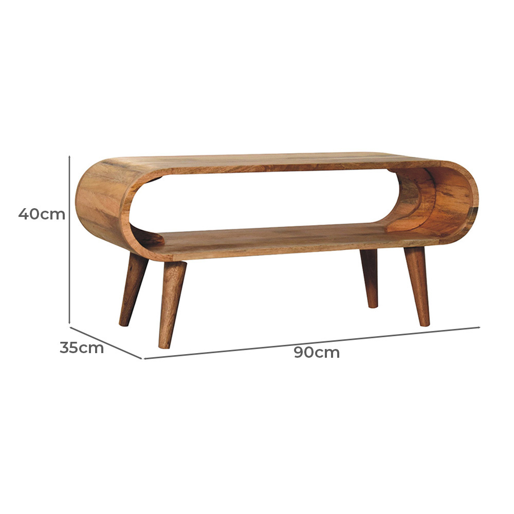 Ezra Mango Wood Coffee Table
