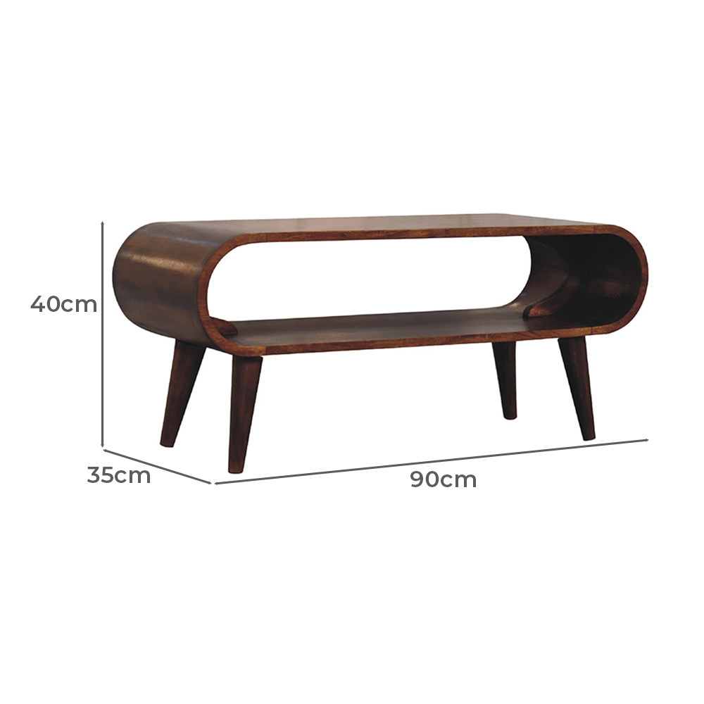 Ezra Mango Wood Coffee Table