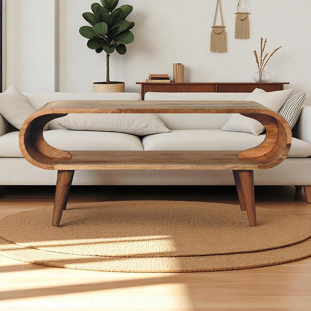 Ezra Mango Wood Coffee Table