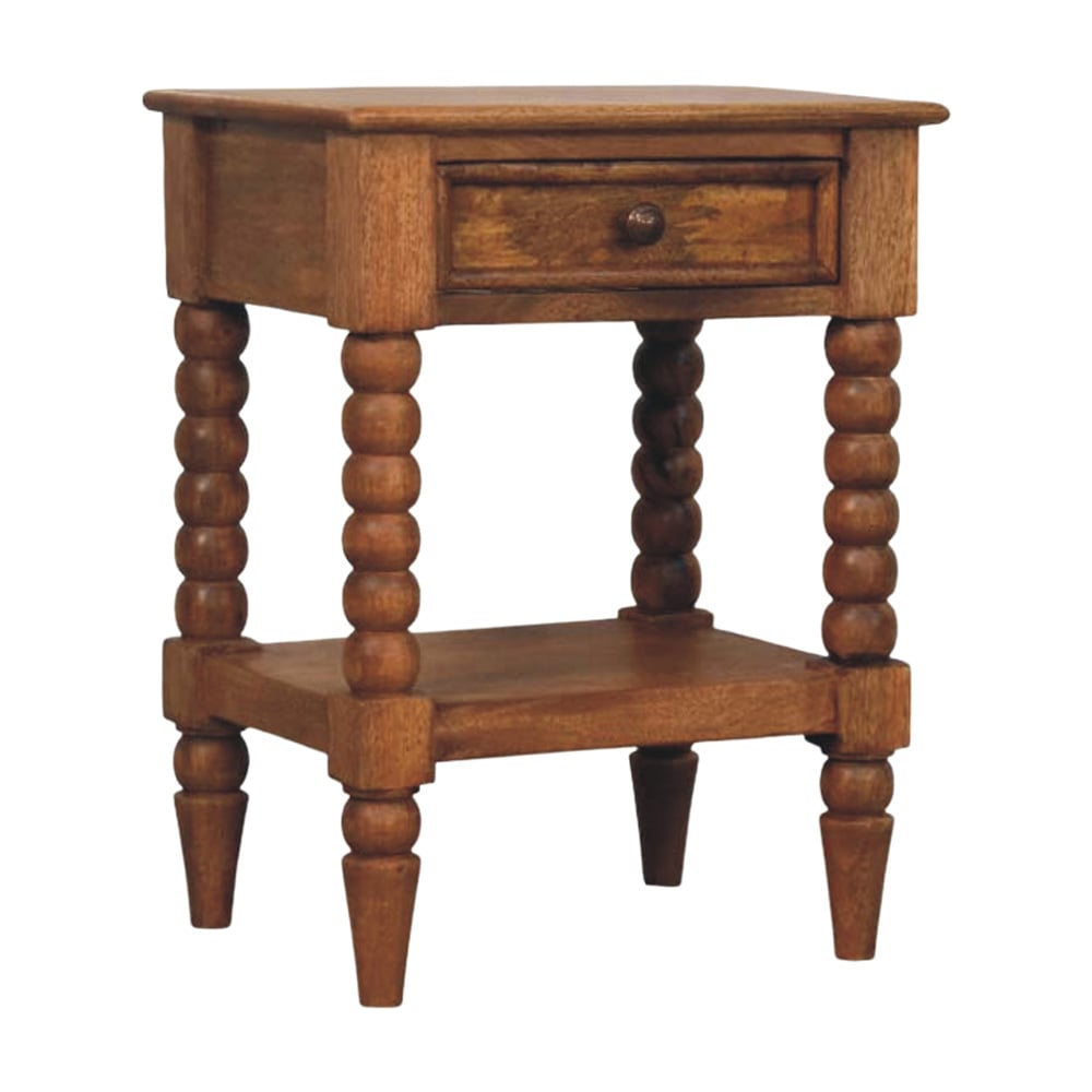 Daena Mango Wood Bedside Table
