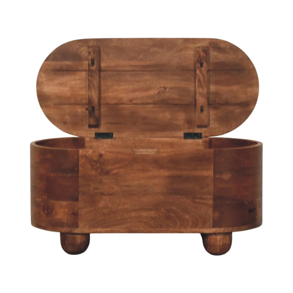 Noah Mango Wood Storage Trunk