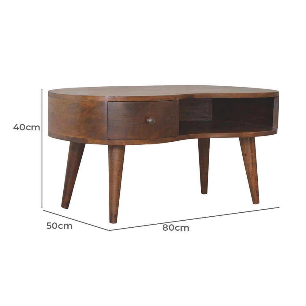 Geeta Mango Wood Coffee Table