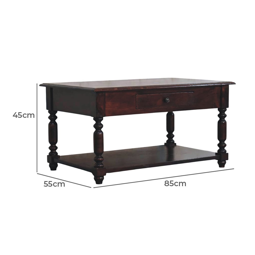 Demi Mango Wood Coffee Table