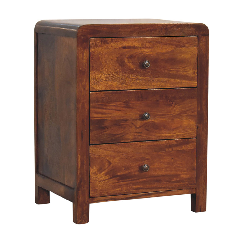 Dean Mango Wood Bedside Table