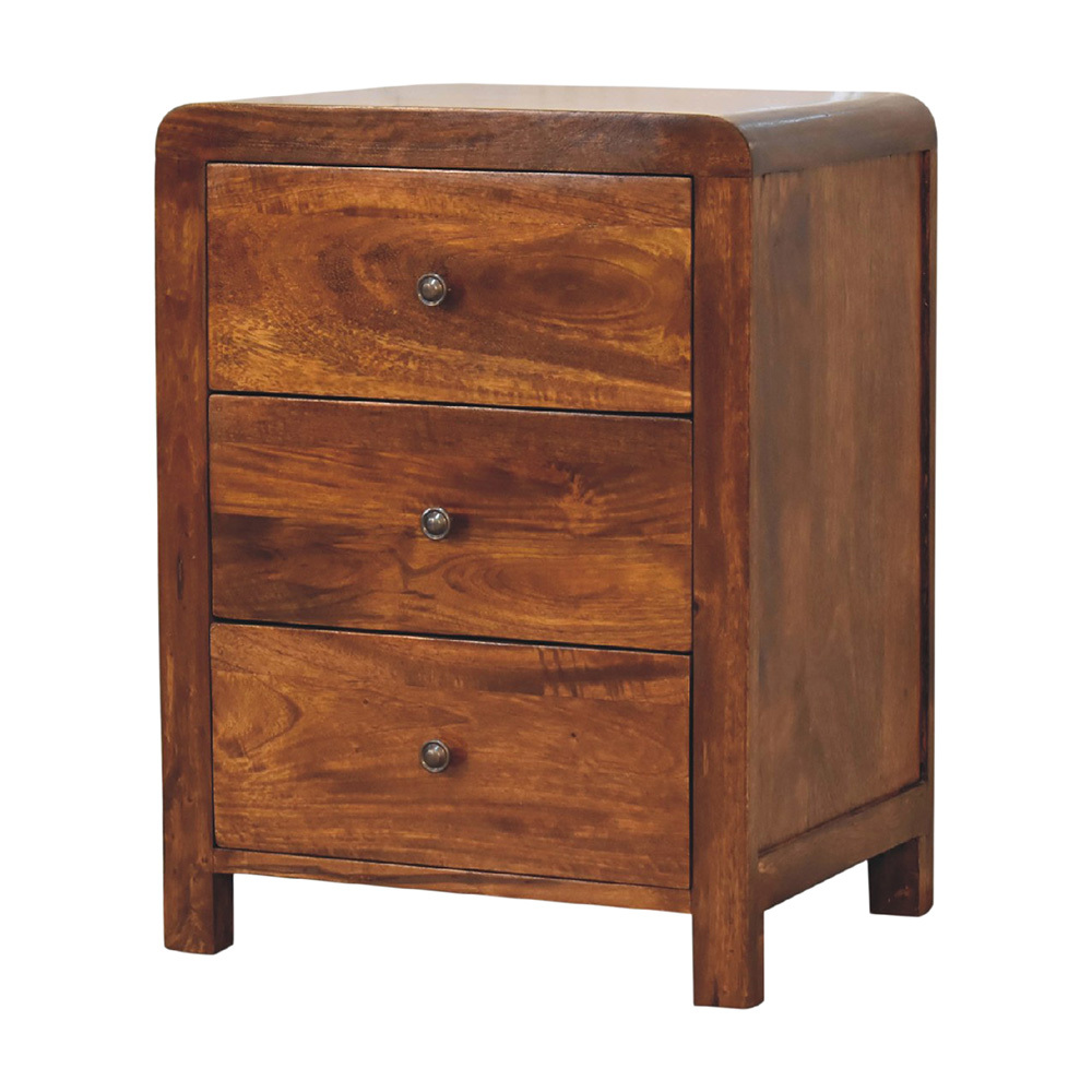 Dean Mango Wood Bedside Table