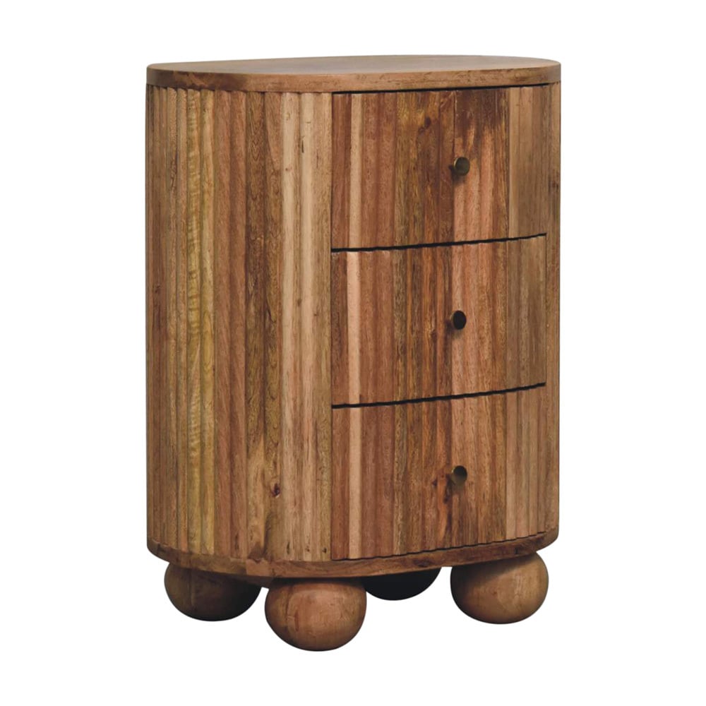 Oak Tatum Mango Wood Bedside Table