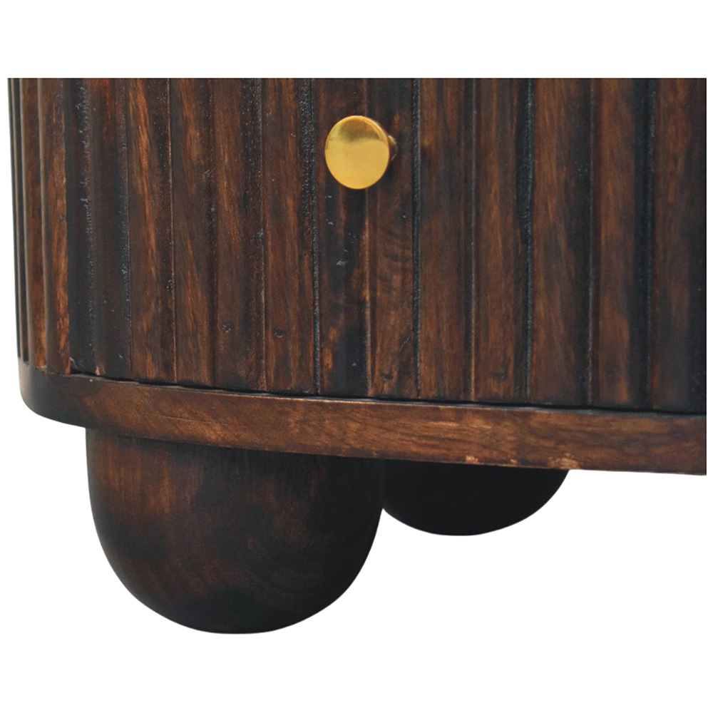 Mocha Tatum Mango Wood Bedside Table