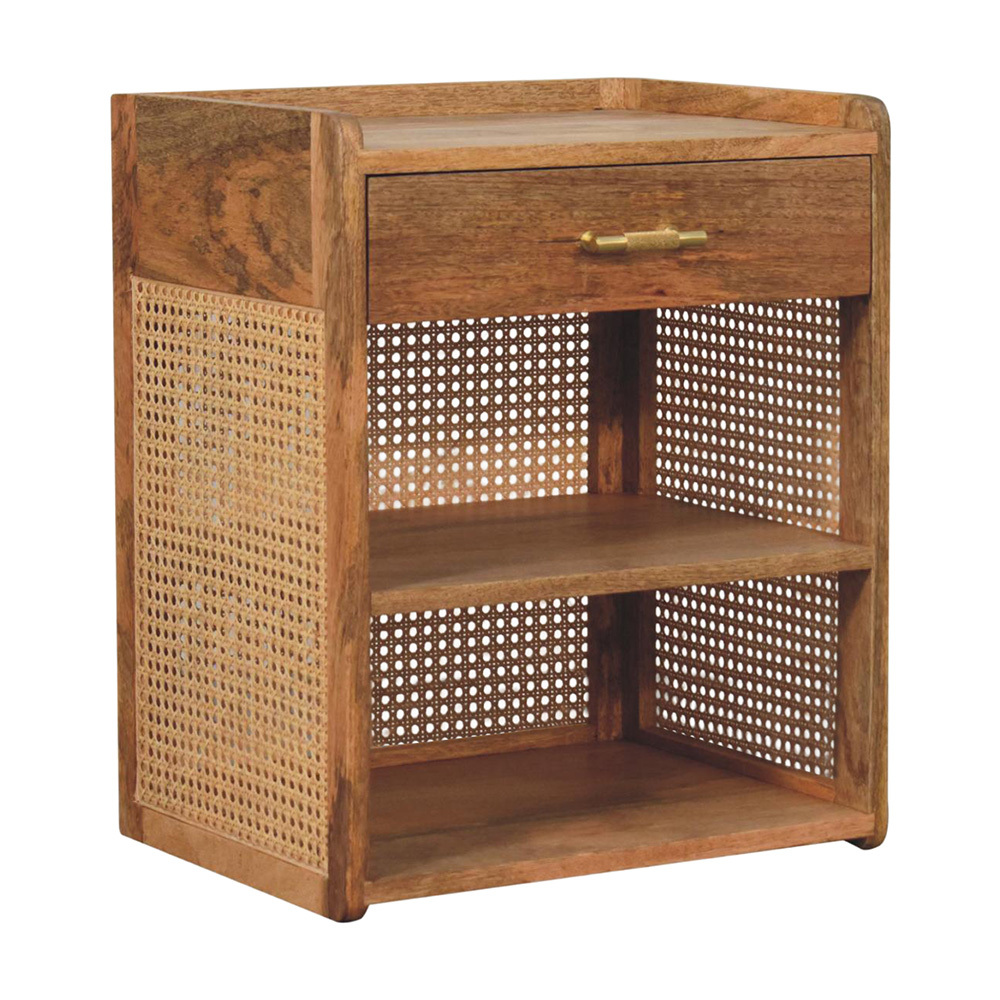 Jenna Mango Wood Bedside Table