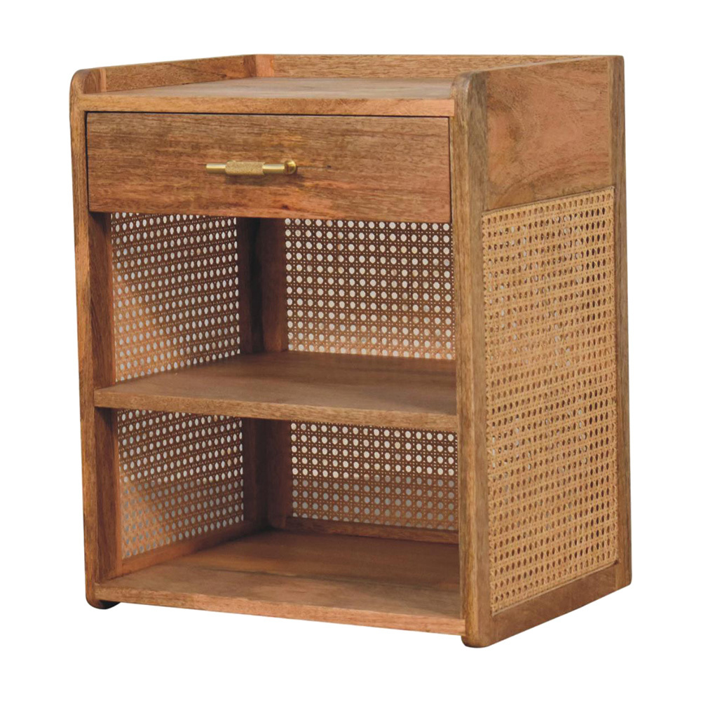 Jenna Mango Wood Bedside Table
