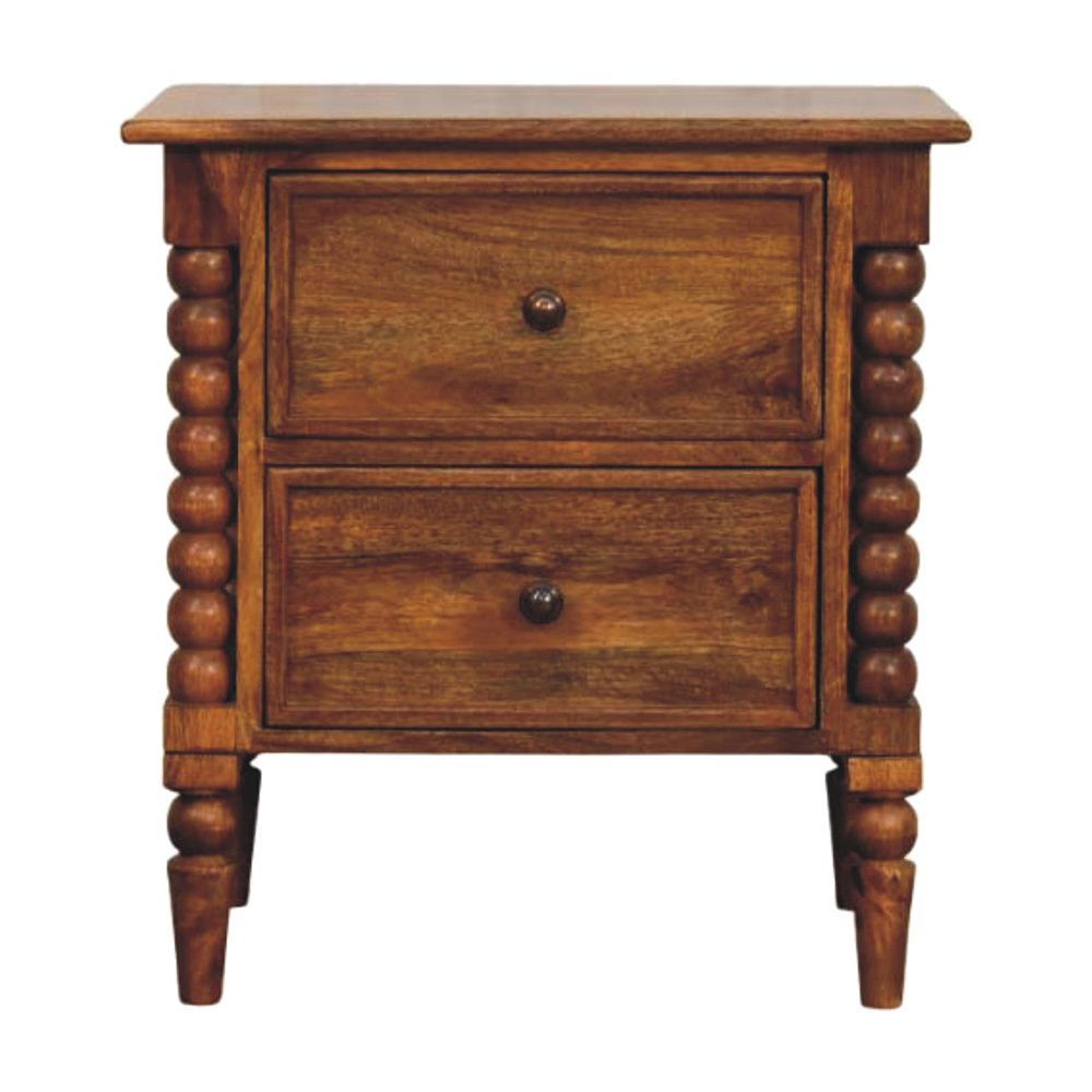 Heather Mango Wood Bedside Table