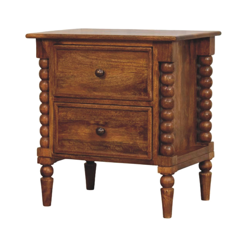 Heather Mango Wood Bedside Table