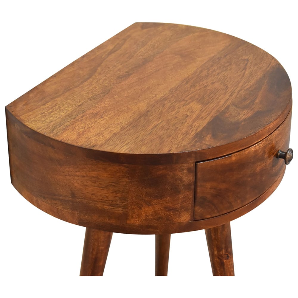 Hailee Mango Wood Bedside Table