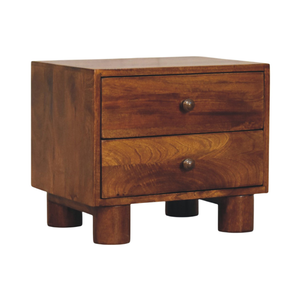 Avery Mango Wood Bedside Table