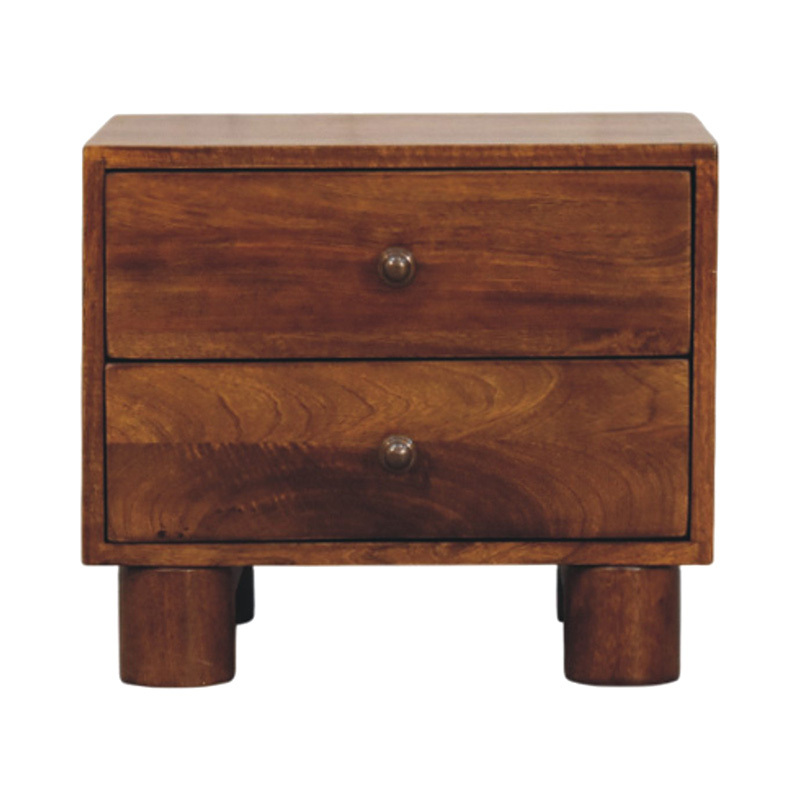 Avery Mango Wood Bedside Table