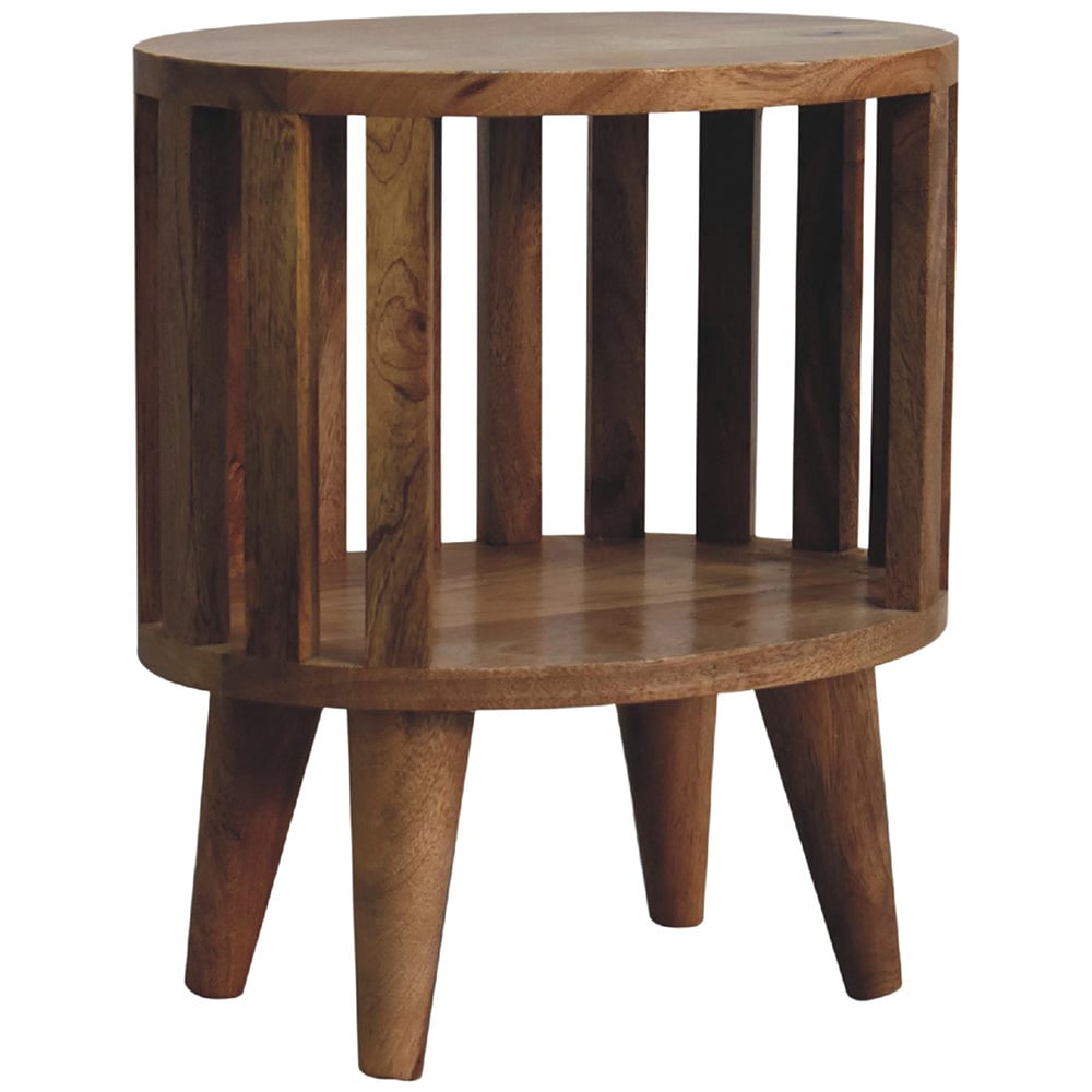 Gardenia 2 Shelf Mango Wood Bedside Table