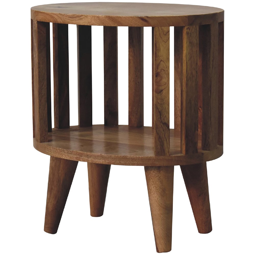 Gardenia 2 Shelf Mango Wood Bedside Table