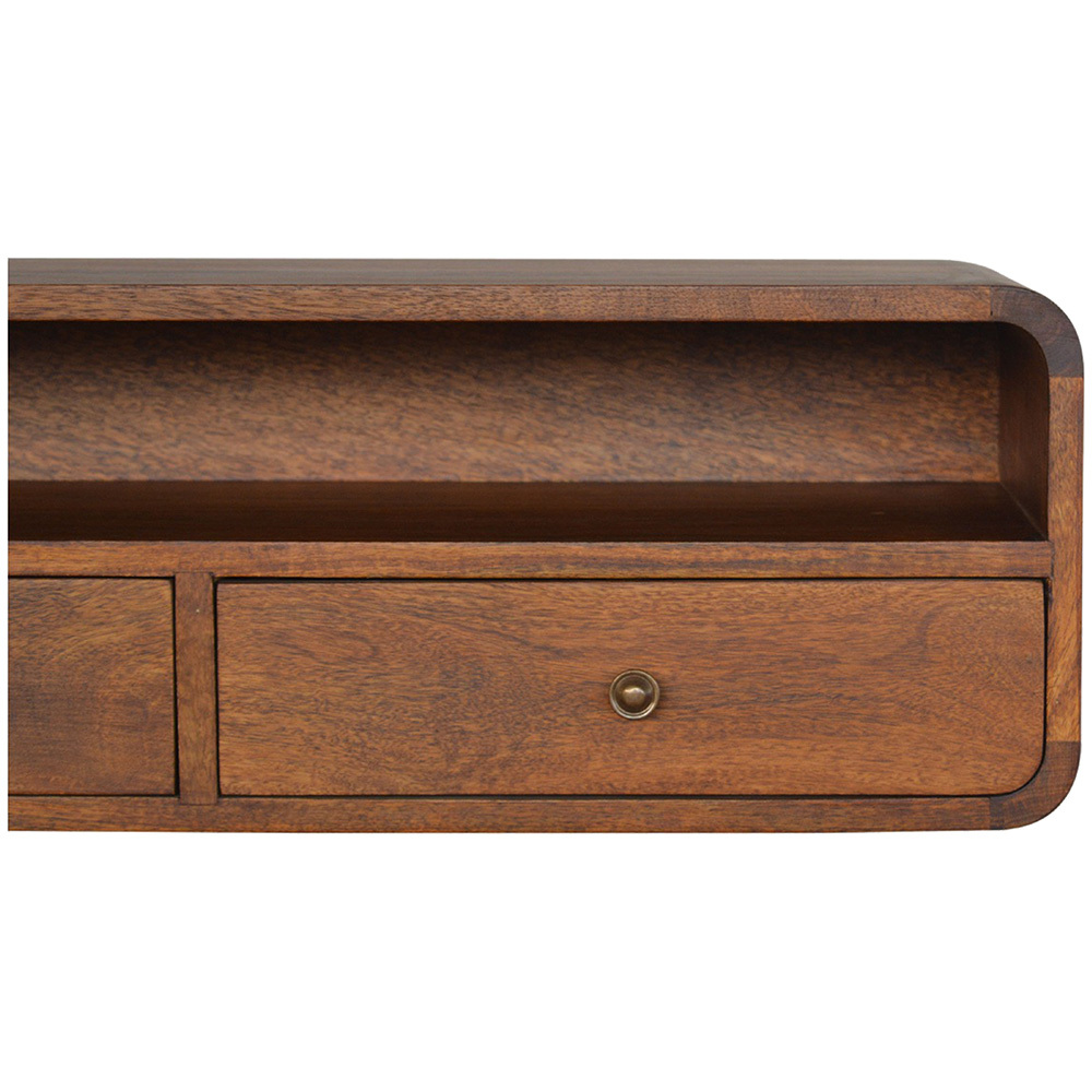 Mikhail Mango Wood Wall-Mounted Console Table