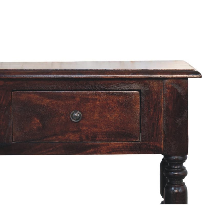Sofia 2 Drawer Mango Wood Side Table