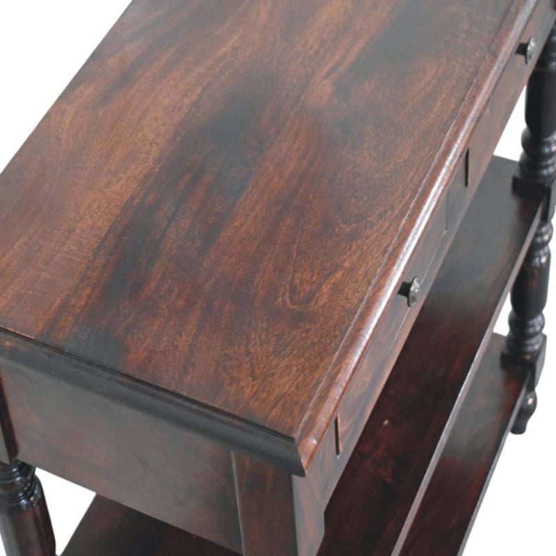 Sofia 2 Drawer Mango Wood Side Table