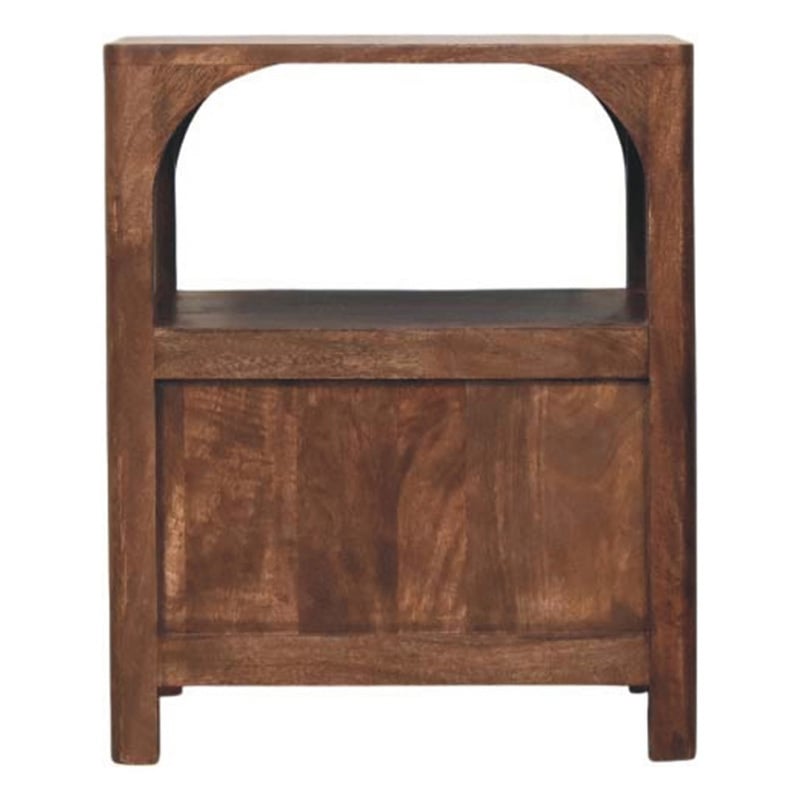 Selena Mango Wood Bedside Table