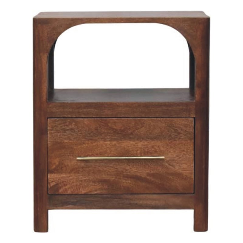 Selena Mango Wood Bedside Table