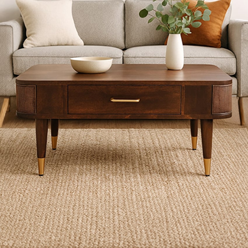 Boris Mangoo Wood CoffeeTable