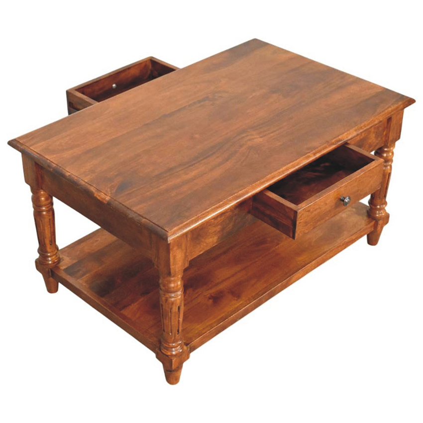 Polina Mango Wood Coffee Table