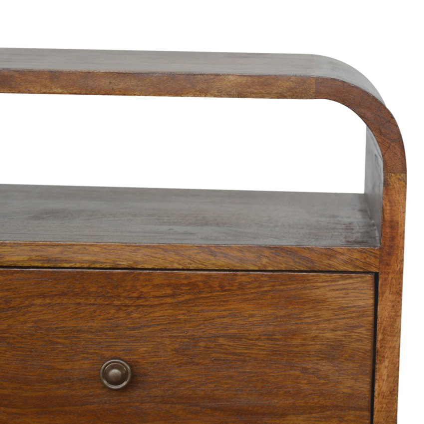 Eva Mango Wood Bedside Table