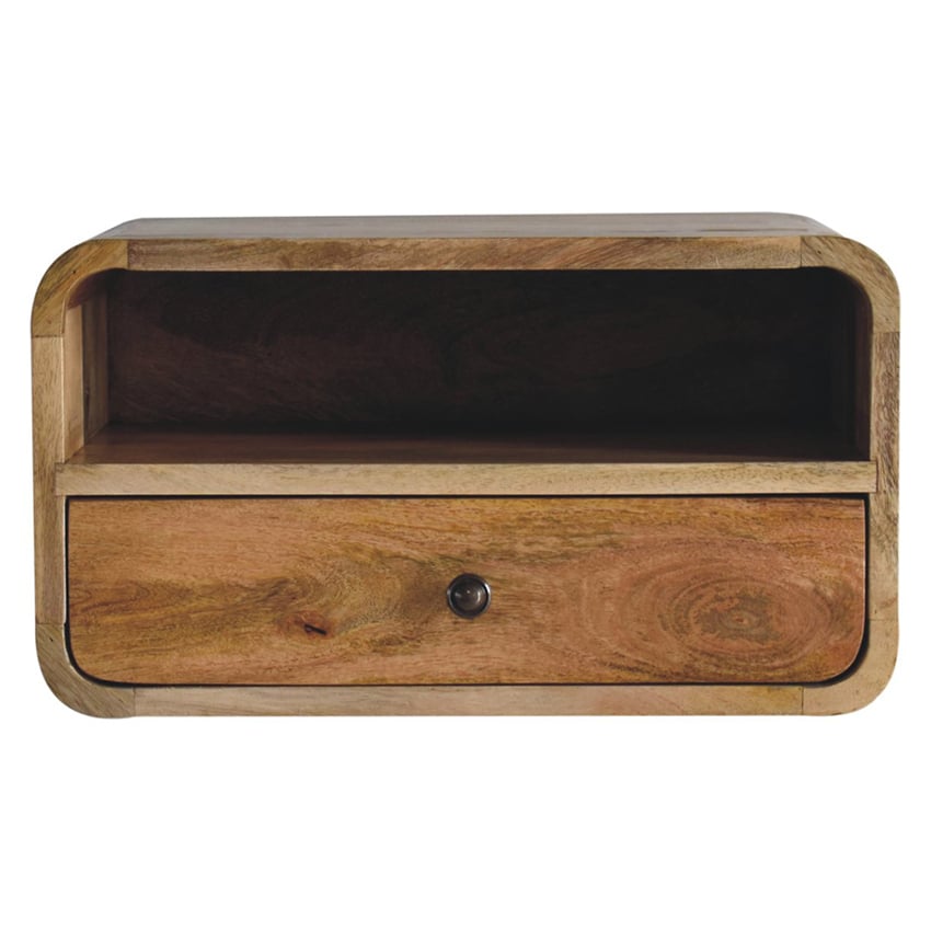 Galina Mango Wood Floating Bedside Table