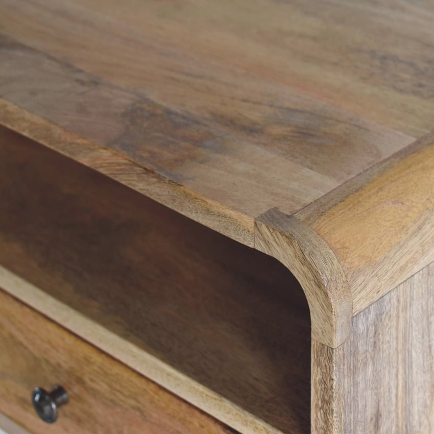 Galina Mango Wood Floating Bedside Table
