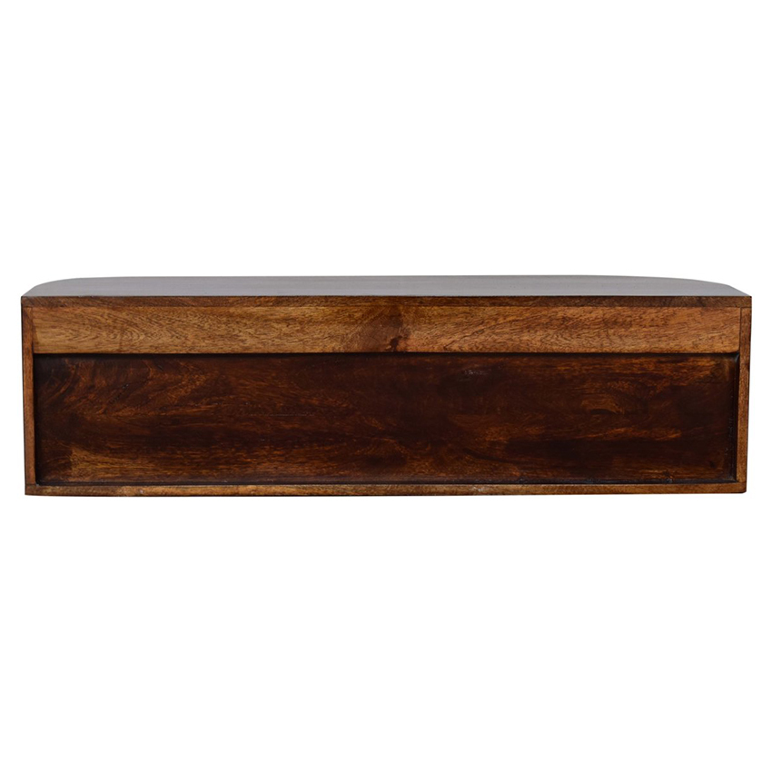Nikita Mango Wood Wall-Mounted TV Cabinet