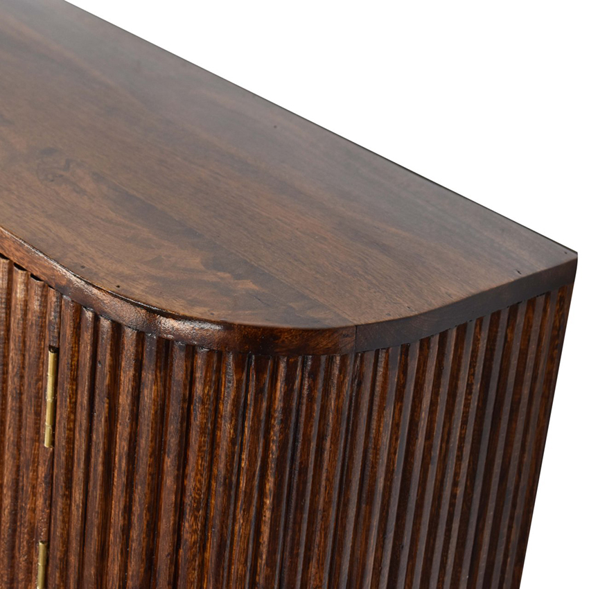 Nikita Mango Wood Wall-Mounted TV Cabinet