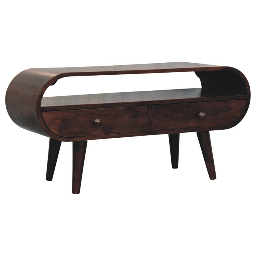 Yury 2 Drawer Mango Wood TV Unit