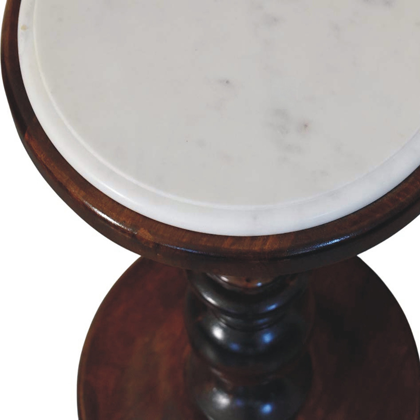 Adrick Mango Wood Side Table