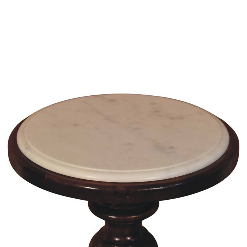 Adrick Mango Wood Side Table