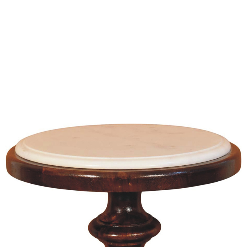 Adrick Mango Wood Side Table