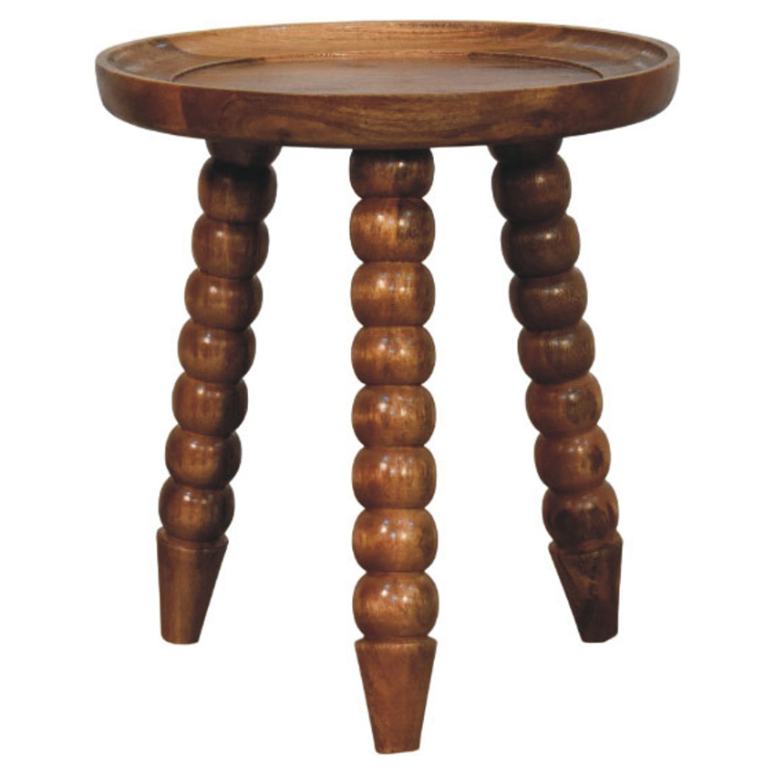 Nikolai Mango Wood Side Table