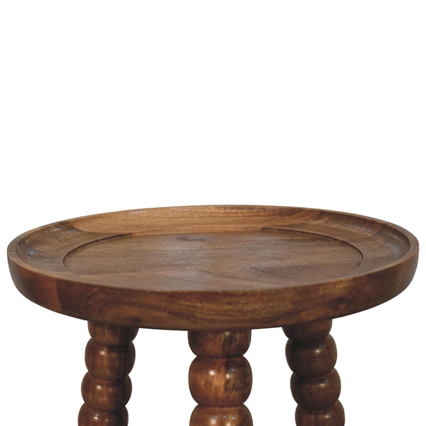 Nikolai Mango Wood Side Table