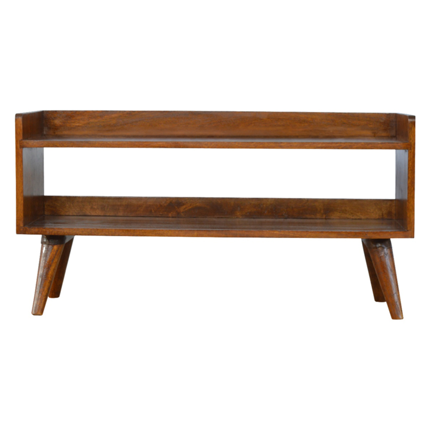 Larisa Mango Wood Storage Bench