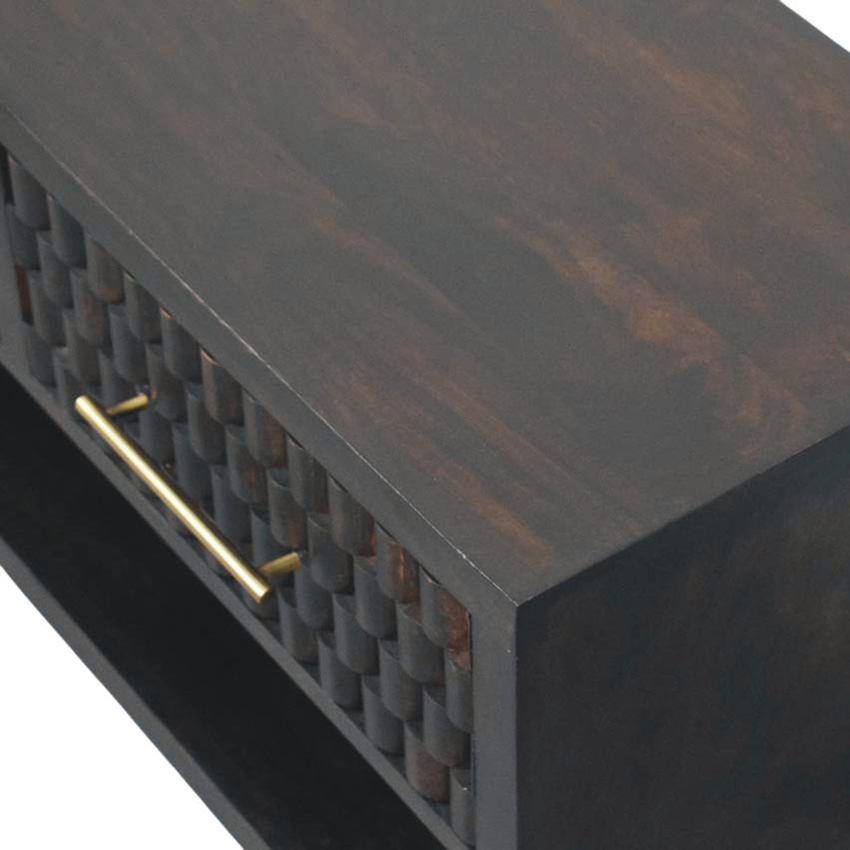 Dominik 2 Drawer Mango Wood Storage Bench