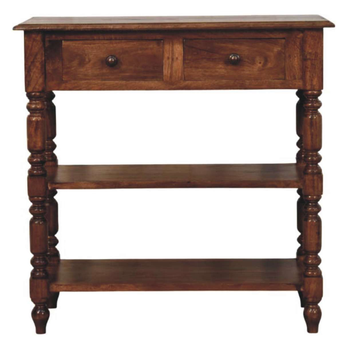 Viktor 2 Drawer Mango Wood Console Table