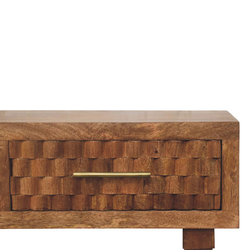 Dominik 2 Drawer Mango Wood Console Table