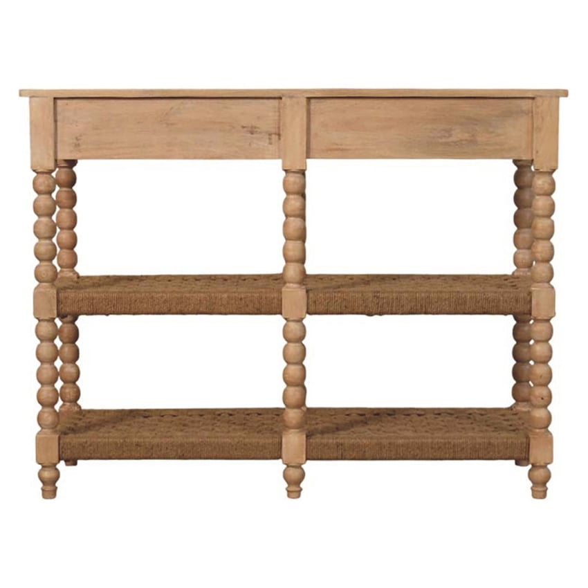 Raisa 2 Drawer Mango Wood Console Table