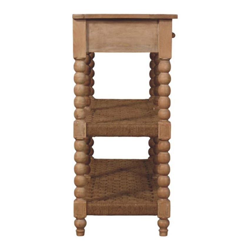 Raisa 2 Drawer Mango Wood Console Table