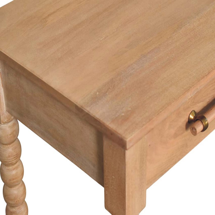 Raisa 2 Drawer Mango Wood Console Table