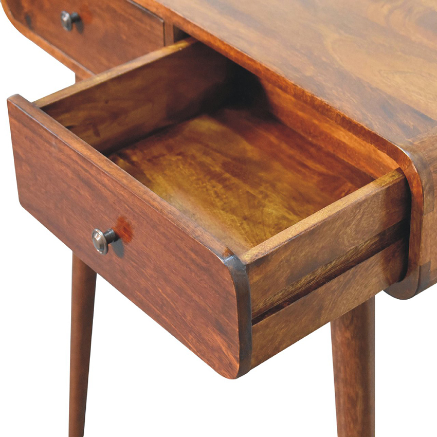 Eva 2 Drawer Mango Wood Console Table