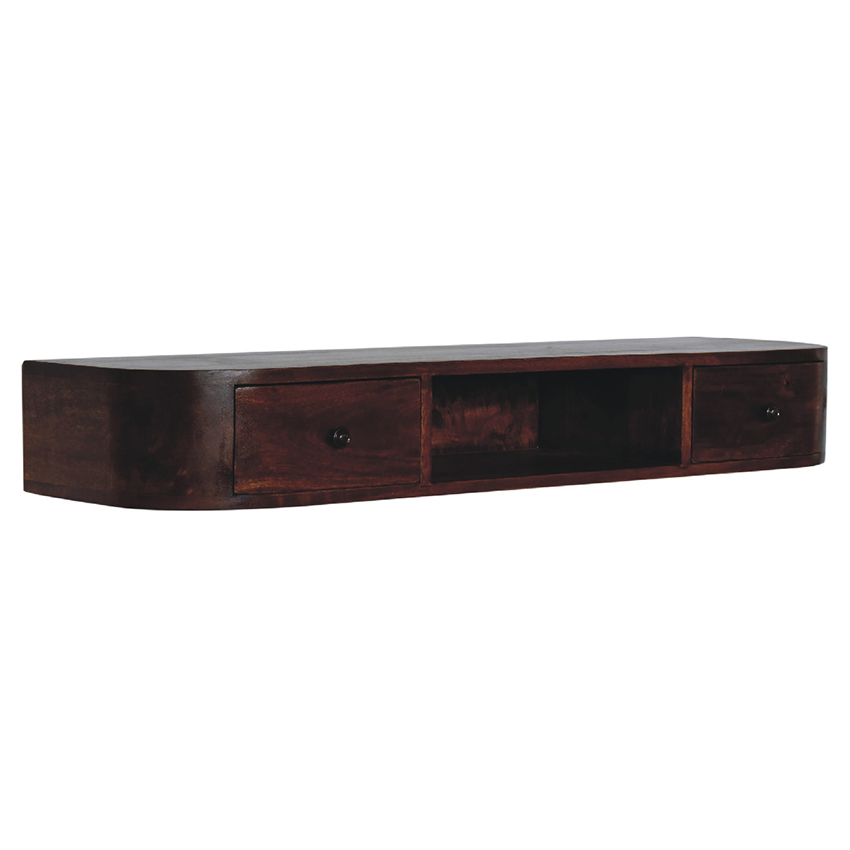 Natalya Mango Wood Wall-Mounted Console Table