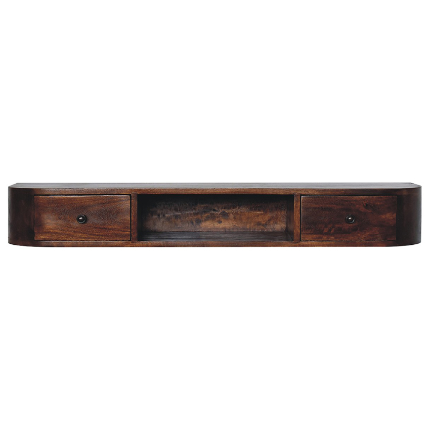 Natalya Mango Wood Wall-Mounted Console Table