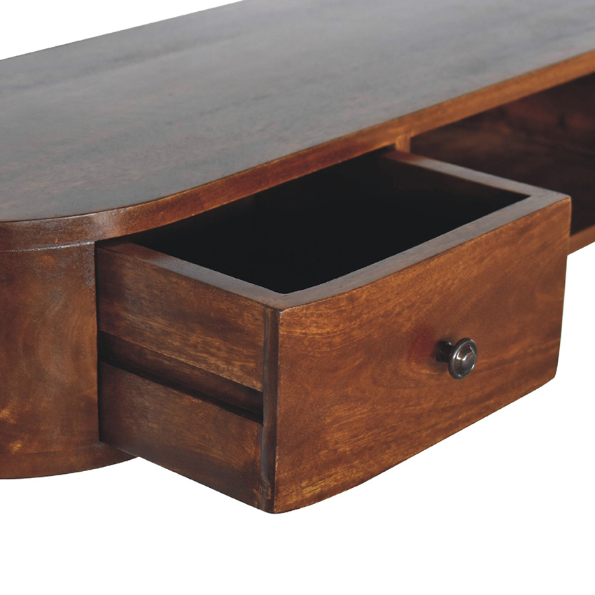 Natalya Mango Wood Wall-Mounted Console Table