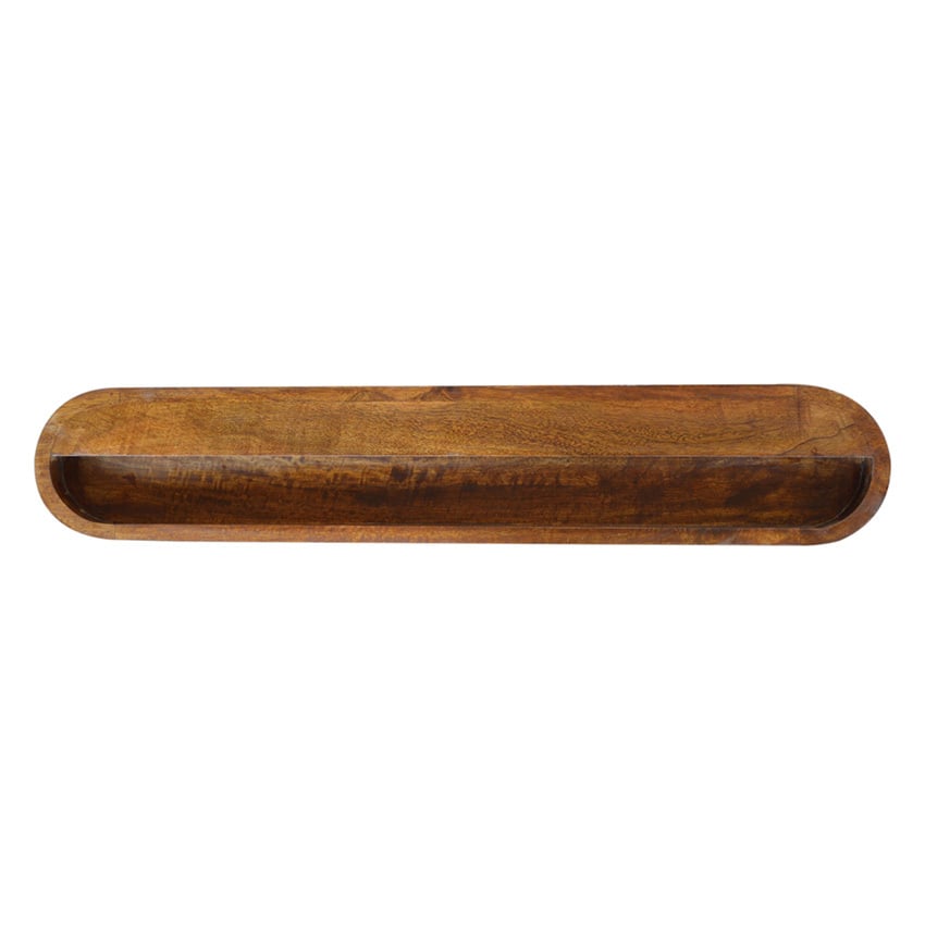 Lowell Mango Wood Wall-Mounted Console Table